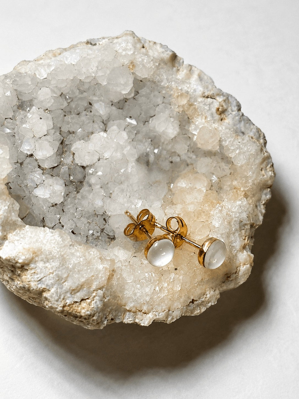 Golden Dot Studs