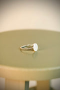Ever Woven Silver Oval Ring